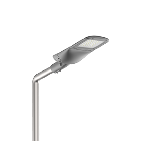 Светодиодный светильник VARTON уличный Tornado Urban крепление на консоль 60 Вт 5000 K RAL7045 серый муар